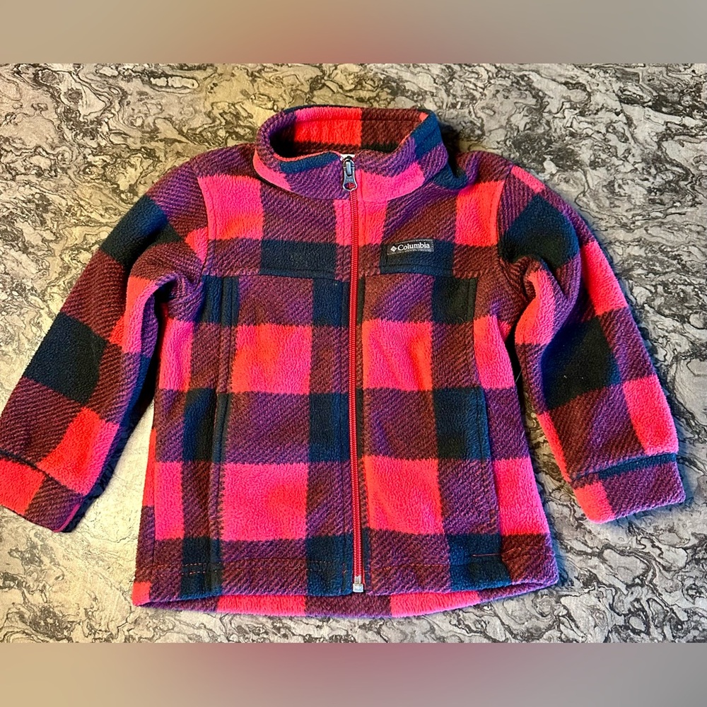 Toddler 3T Buffalo Check Fleece Jacket